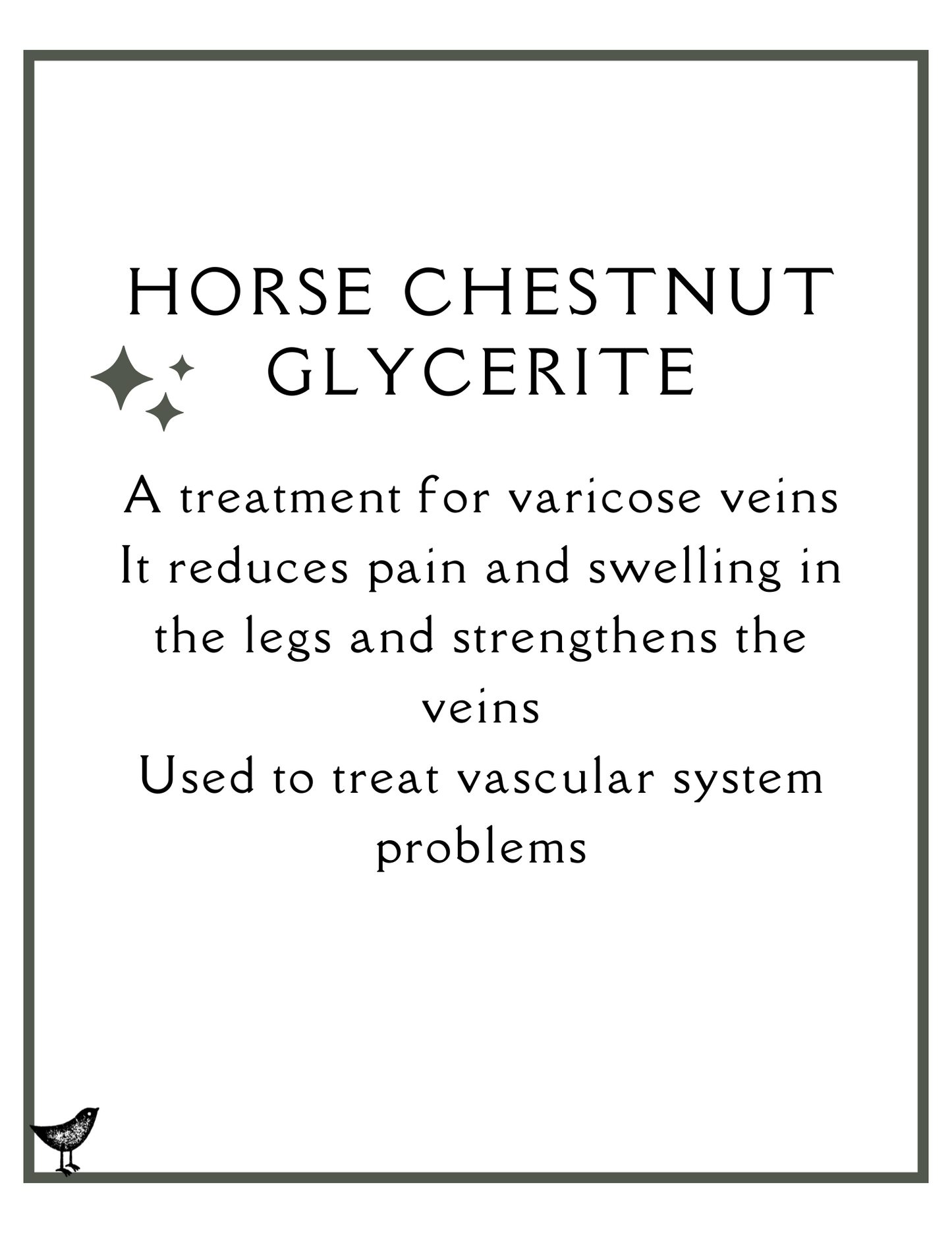 Horse Chestnut Glycerite