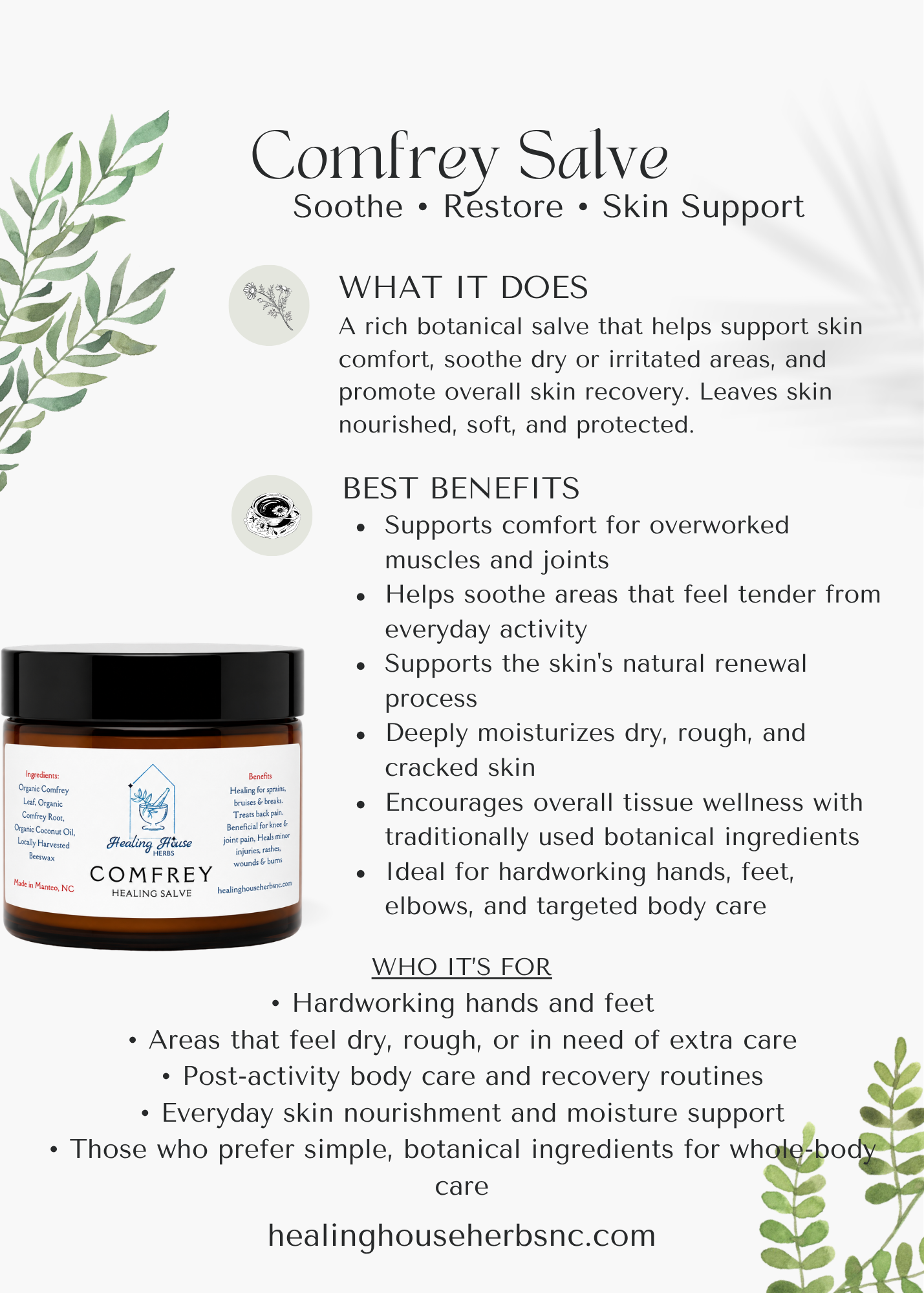 Comfrey Salve