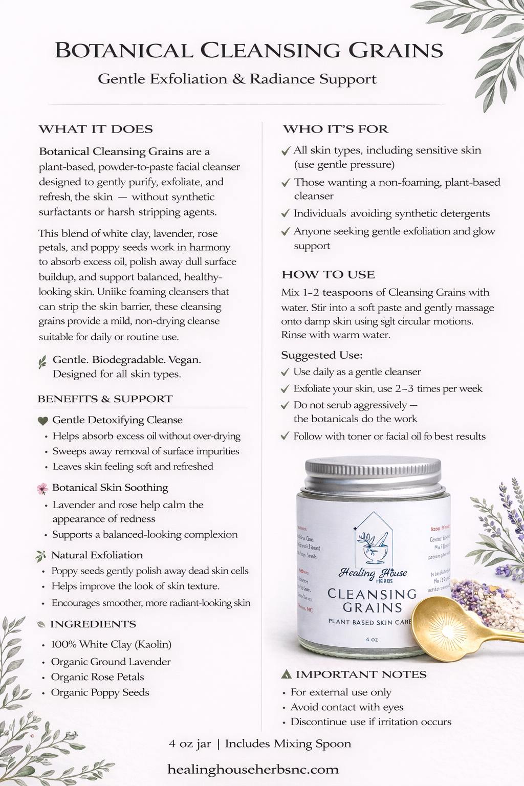Cleansing Grains