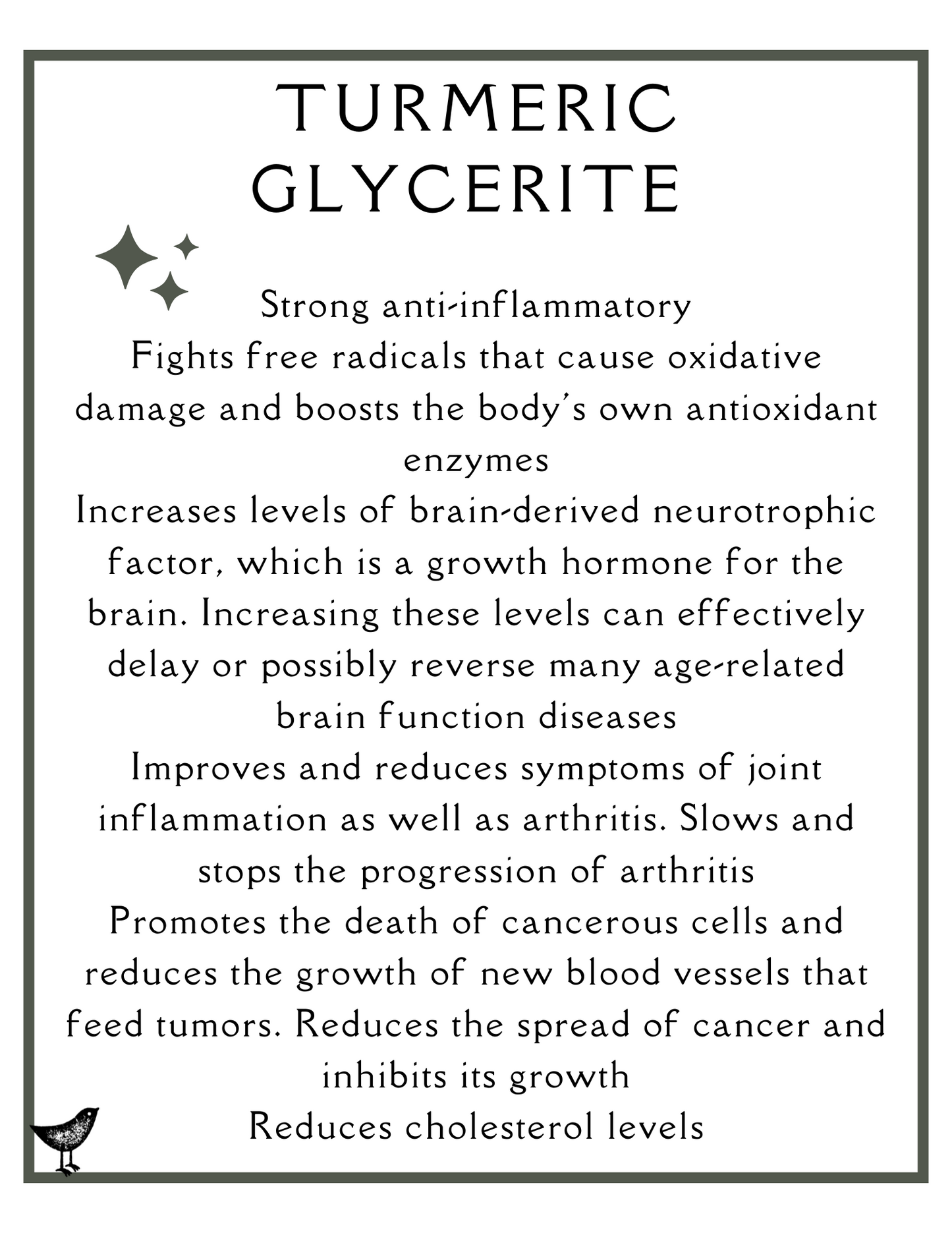 Turmeric Glycerite