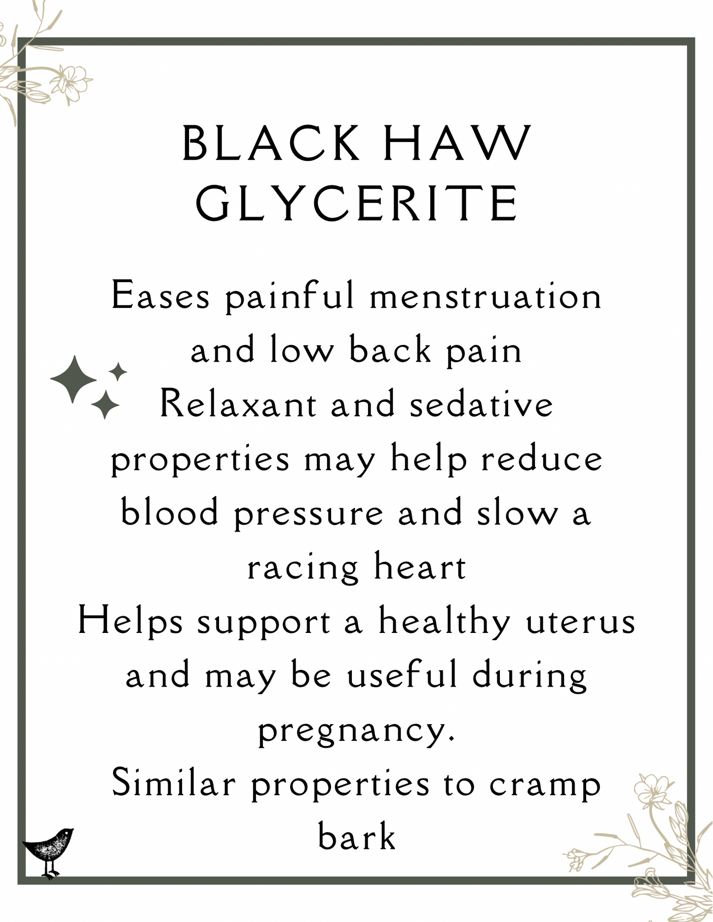 Black Haw Glycerite